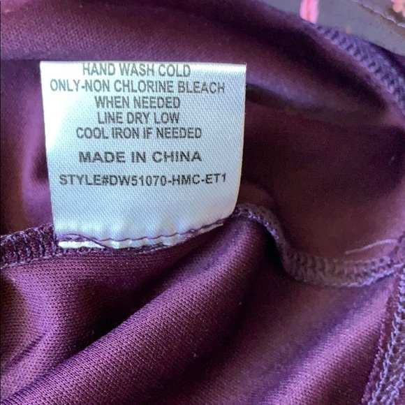 Dress Mini, Purple color, Flowers,V-Neck,Size S, Q+A LA - Picture 9 of 15